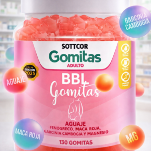 Gomitas BBL Adulto x 130 und– Aguaje, Maca Roja y Magnesio
