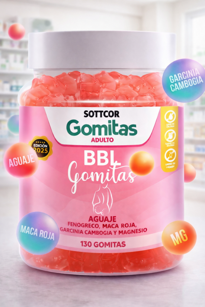 Gomitas BBL Adulto x 130 und– Aguaje, Maca Roja y Magnesio