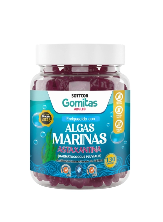 GOMITAS ADULTOS DE ALGAS MARINAS 130 UD. – SOTTCOR
