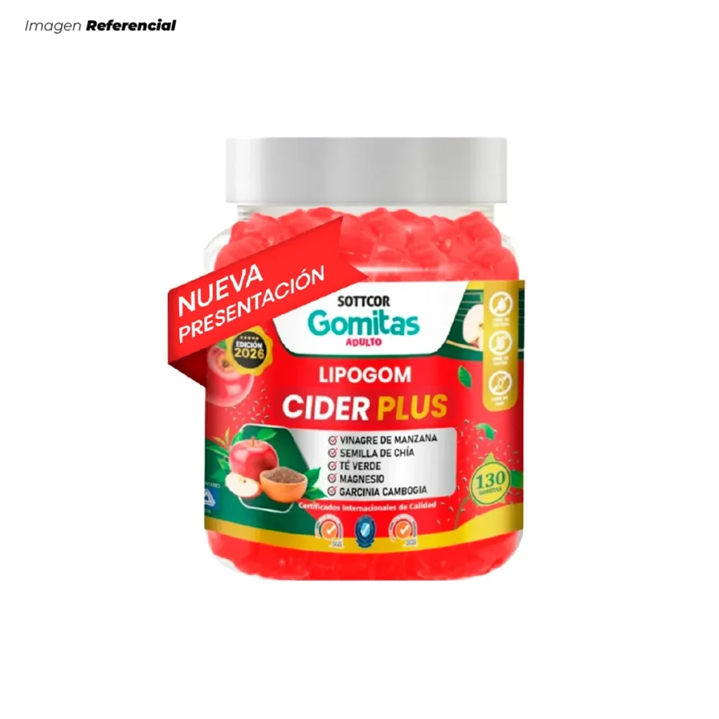 LIPOGOM CIDER PLUS Adultos con 130 GOMITAS