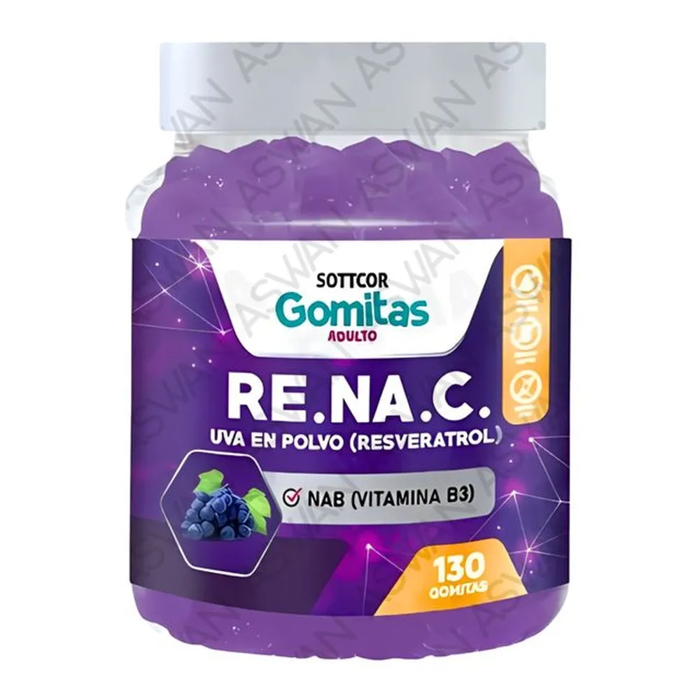 GOMITA RESVERATROL ADULTO SOTTCOR 130 UND