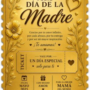TICKET POR EL DIA DE LA MADRE, LIFARMAP